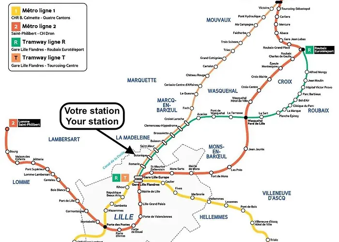 La Madeleine-beautiful Bright Two Bedroom Apartmán *